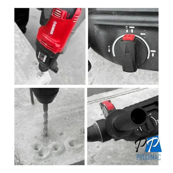 Rotomartillo Percutor con Sds-Plus Rankor de 800W RHD80001 Profesional