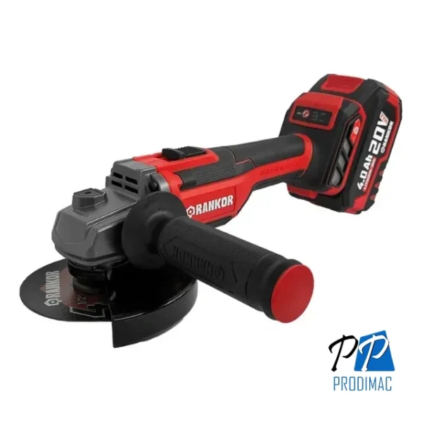 Esmeril Angular de 5" 20V con 3 Velocidades Rankor Brushless