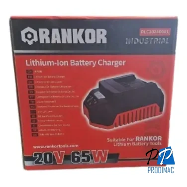 Cargador de Baterías de Ion-Litio 2Ah-4Ah / 65W (Caja Roja) Rankor
