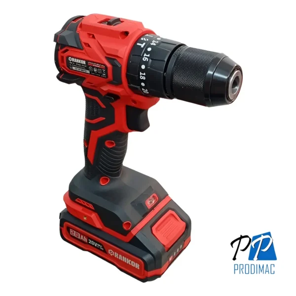 Taladro Percutor Atornilla. 1/2 De 20v Rankor 70nm Brushless