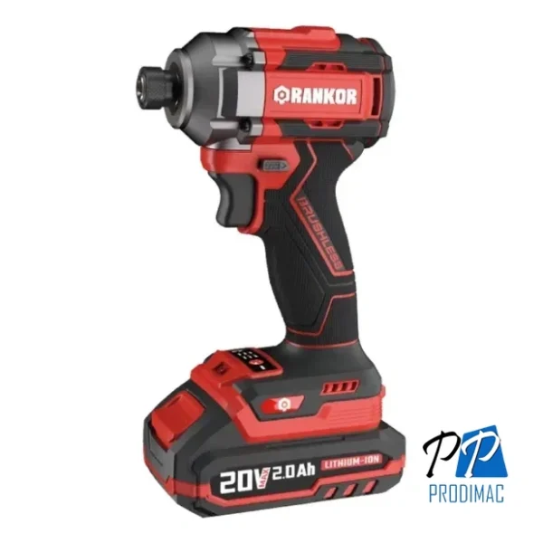 Atornillador de impacto 20V Encastre 1/4" Rankor 260Nm Brushless