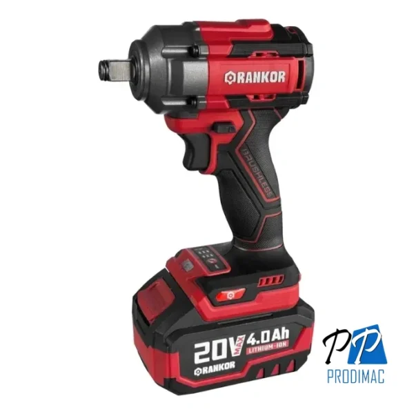 Llave de impacto 20V 500NM Brushless Rankor RLIW20002
