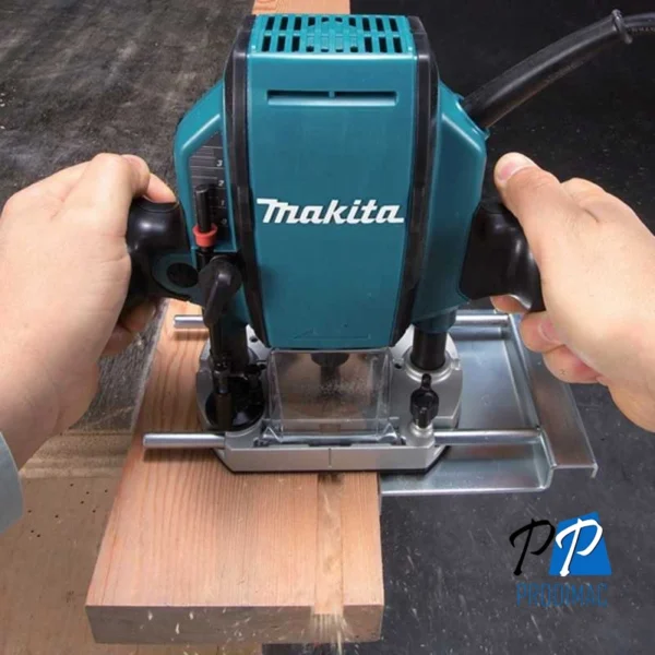 Ruteadora 3/8" - 1/4" 900W 35 mm + Fresa Recta Makita RP0900X3