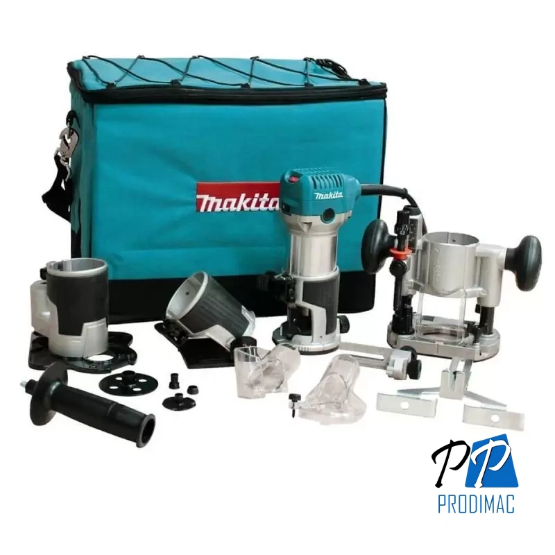 Ruteadora Recortadora 1/4" - 3/8" 710W Makita RT0700CX3