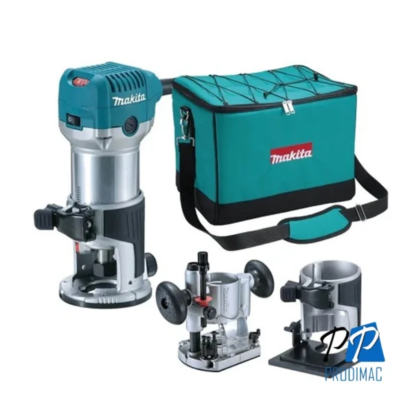 RT0700CX3-2.webp Ruteadora Recortadora 1/4" - 3/8" 710W Makita RT0700CX3