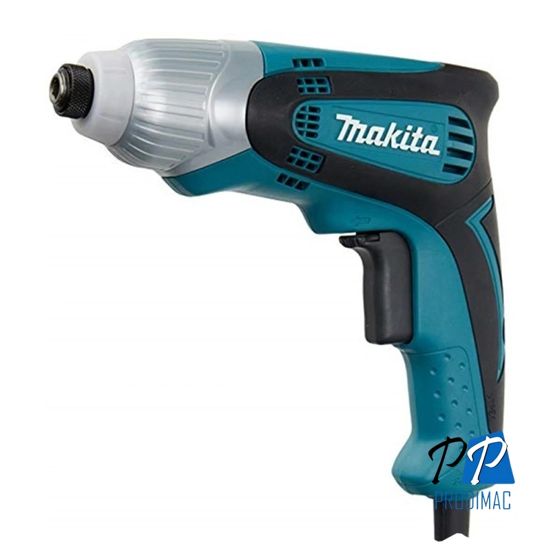Atornillador de Impacto 1/4" Hex 230W 100 Nm Makita TD0100
