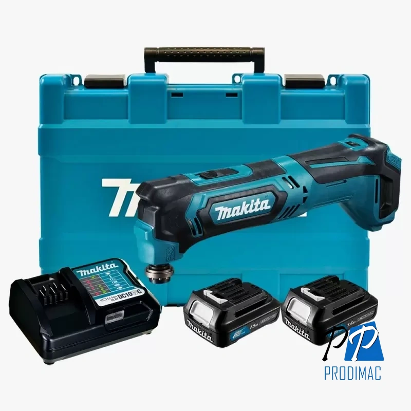 Multi Tool 12V 6000 - 20000 OPM CXT 2 Bat 1.5Ah Makita TM30DWYEX1