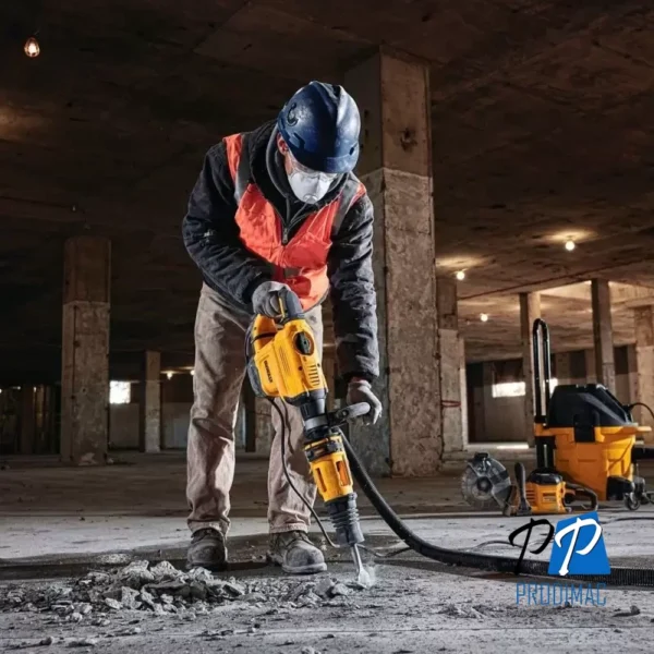 Martillo Demoledor SDS-Max 1350W 10.5J + Maleta Plastica Dewalt D25832K-B2