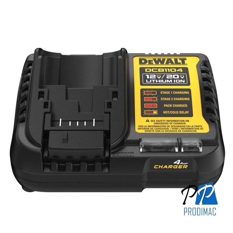 Cargador de Batería Ion de Litio 12V / 20V Dewalt DCB1104-B2