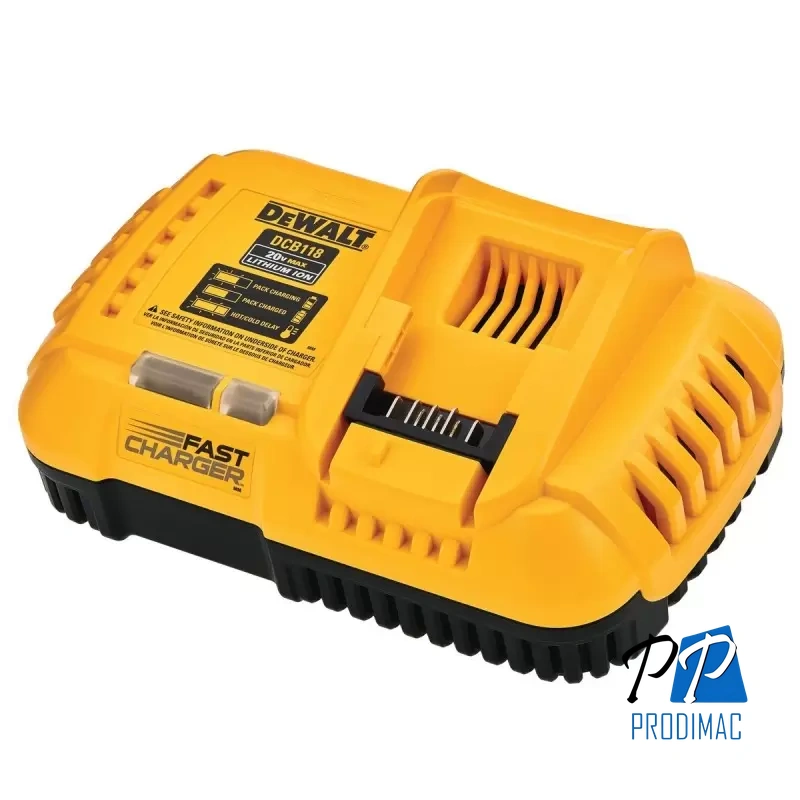 Cargador de Baterías Ion-Litio Rápido Flexvolt 20V/60V Dewalt DCB118-B2