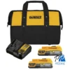 Set de 2 Baterías Powerstack 20V 1.7 Ah + Cargador + Bolso Dewalt DCBP034E2-B2