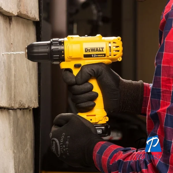 Taladro Atornillador 3/8" 12V 24Nm 2 Bat 1.3 Ah Dewalt DCD700C2-B2