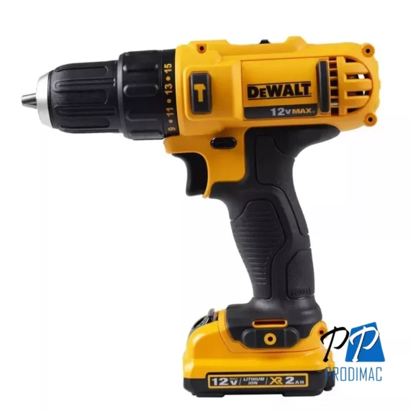 Taladro Percutor 3/8" 12V 30Nm 2 Bat 2.0 Ah Dewalt DCD716D2-B2