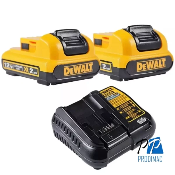 Taladro Percutor 3/8" 12V 30Nm 2 Bat 2.0 Ah Dewalt DCD716D2-B2