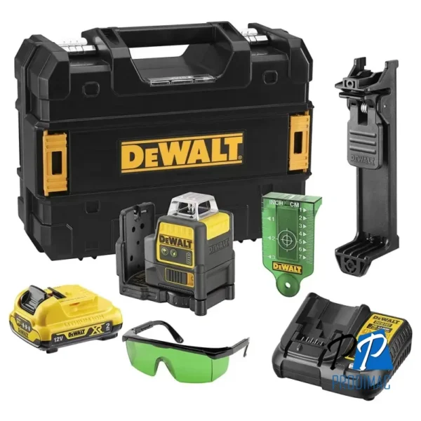 Nivel Láser 360° 12 V Luz Verde 15 Mts Dewalt DCE0811D1G-QW