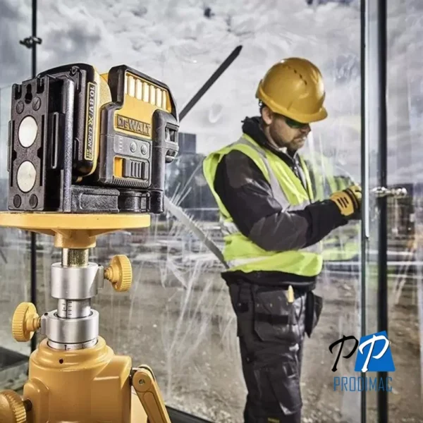 Nivel Láser de Líneas y Puntos Luz Verde 12 V 20 Mts Dewalt DCE0822D1G-QW