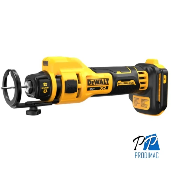 Cortadora de Drywall 1/8" - 1/4" 20V Brushless Baretool Dewalt DCE555B