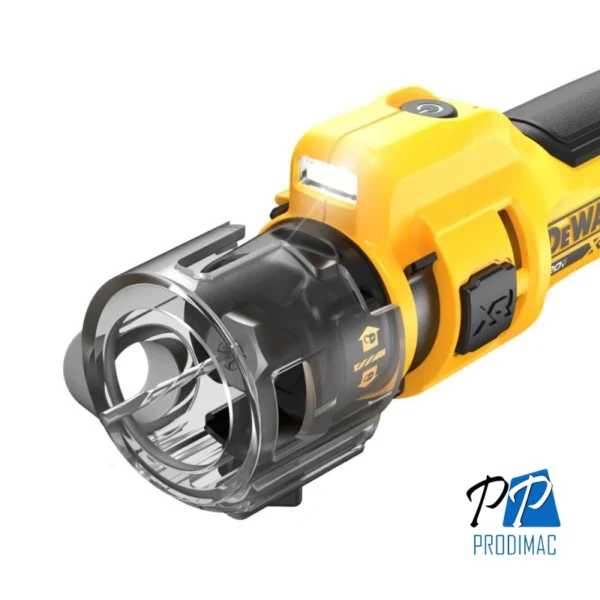Cortadora de Drywall 1/8" - 1/4" 20V Brushless Baretool Dewalt DCE555B