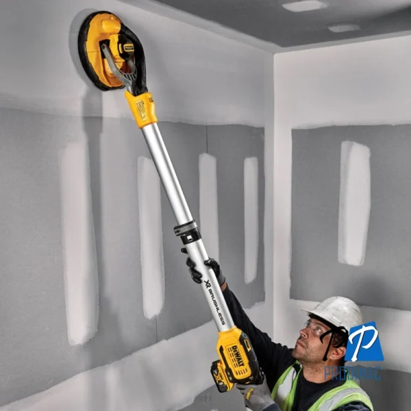 Lijadora para Drywall Telescópica 9" 20V Brushless Baretool Dewalt DCE800B