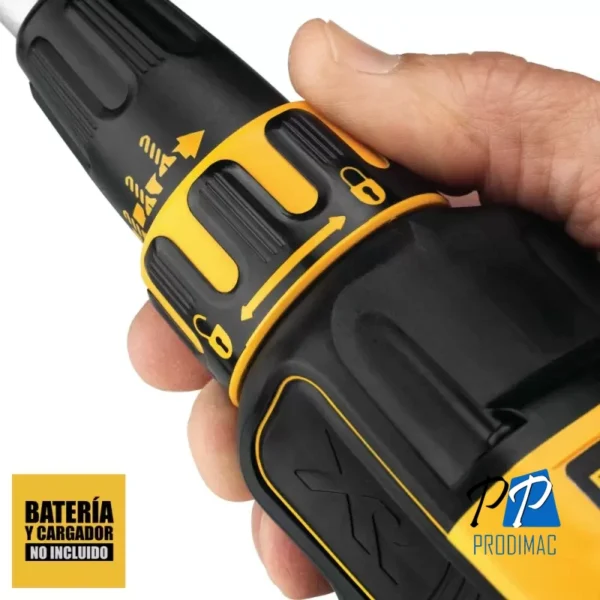 Atornillador para Drywall 1/4" Hex 20V XR Baretool Dewalt DCF620B