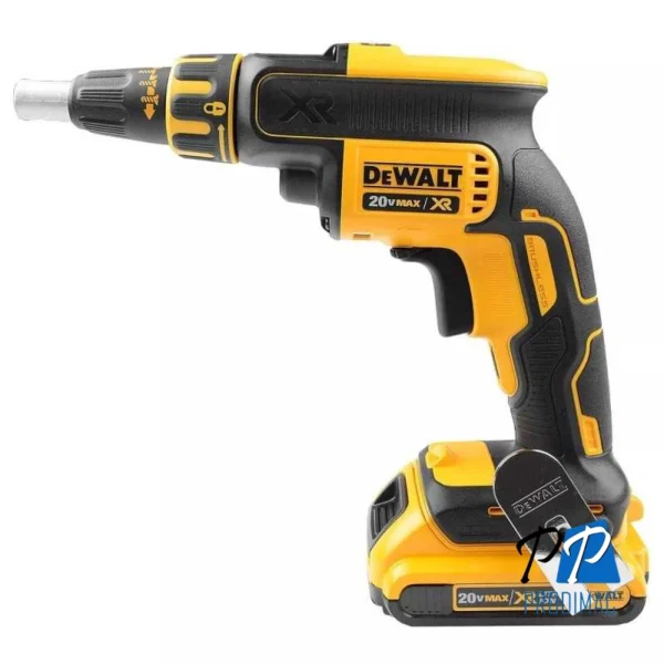 Atornillador para Drywall 1/4" Hex 20V XR Inc 2 Bat y Carg Dewalt DCF620D2-B2