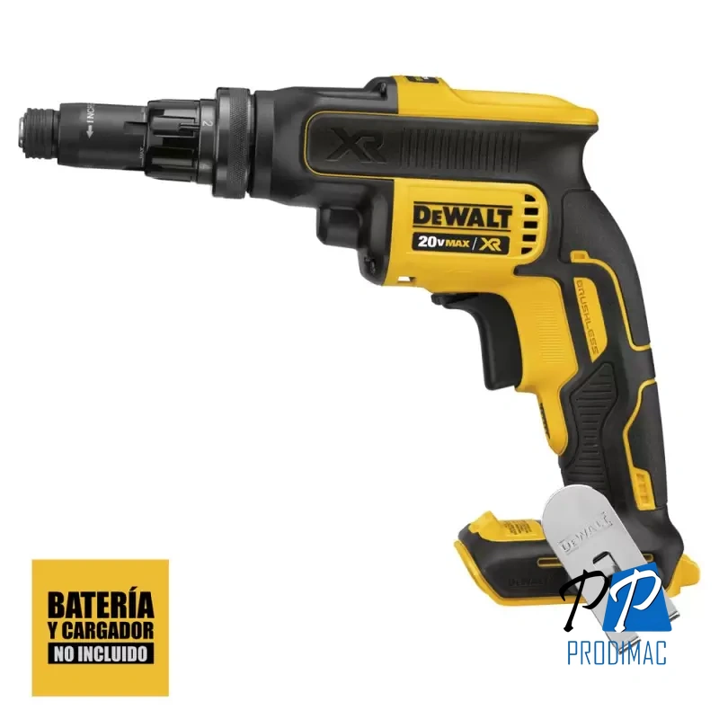 Atornillador para Drywall 1/4" Hex 20V Xr Baretool Dewalt DCF622B