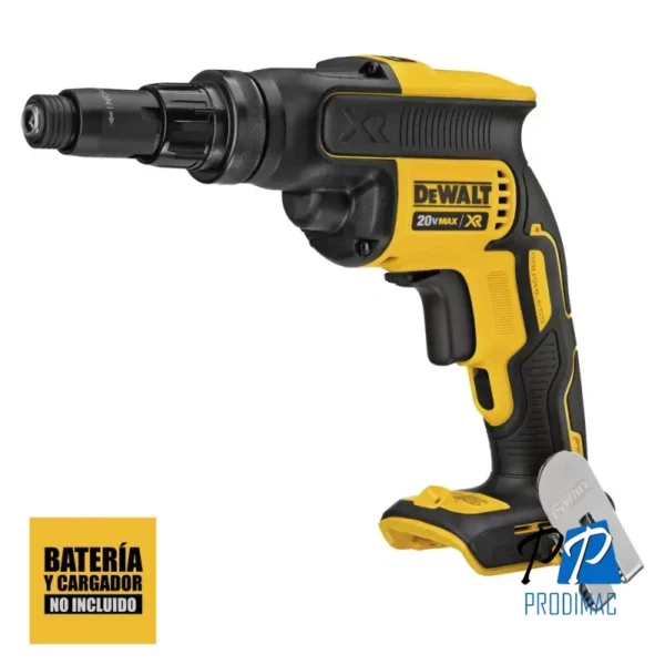 Atornillador para Drywall 1/4" Hex 20V Xr Baretool Dewalt DCF622B