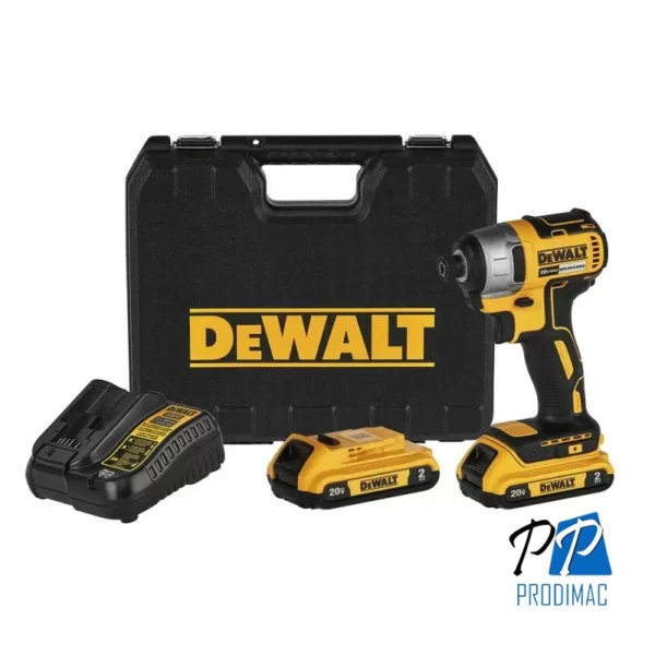 Atornillador de Impacto 1/4" Hex 20V XR 170 Nm 2 Bat Dewalt DCF7871D2-B2