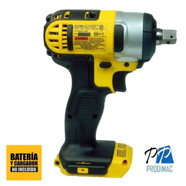 Llave de Impacto 1/2" 20V 203 Nm Baretool Dewalt DCF880B