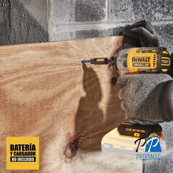 Atornillador de Impacto 1/4" Hex 20V XR Baretool Dewalt DCF887B-B3