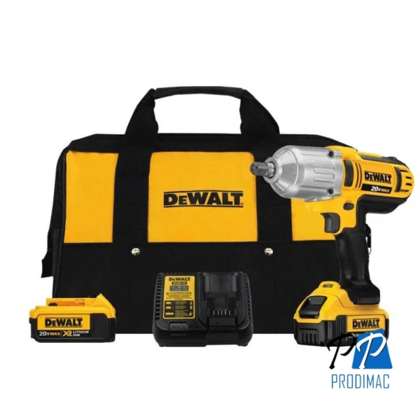 Llave de Impacto 1/2" 20V 540Nm Inc 2 Bat y Carg Dewalt DCF889M2-B2
