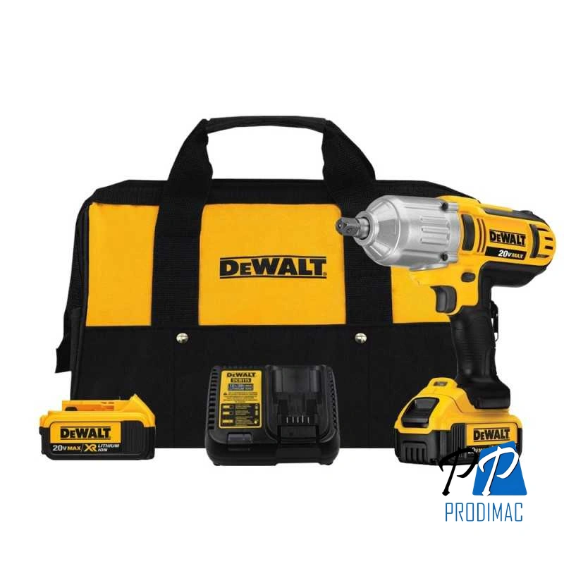 Llave de Impacto 1/2" 20V 540Nm Inc 2 Bat y Carg Dewalt DCF889M2-B2