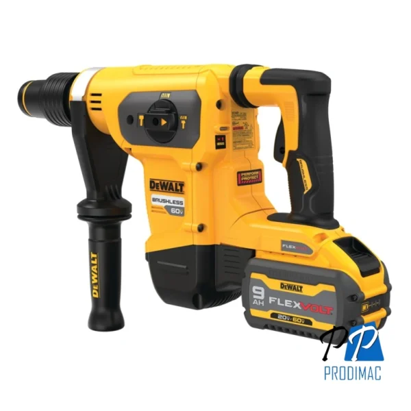 Rotomartillo SDS Max 60V XR Inc 2 Bat y Carg Dewalt DCH481X2-B2