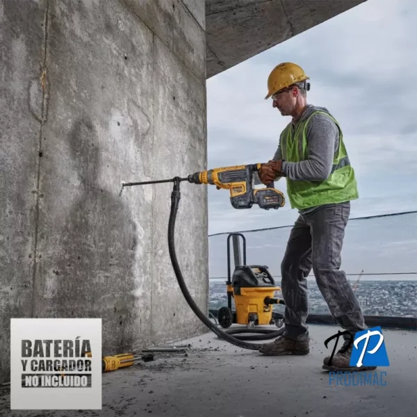 Rotomartillo Sds-Max 60V Flexvolt XR 13.3J Baretool Dewalt DCH733B