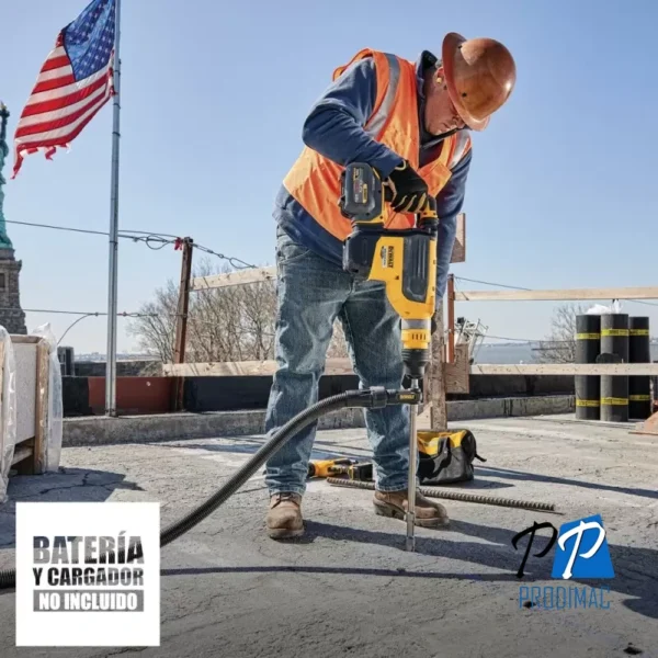 Rotomartillo Sds-Max 60V Flexvolt XR 13.3J Baretool Dewalt DCH733B