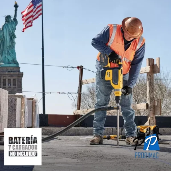 Rotomartillo Sds-Max 60V Flexvolt XR 13.3J Baretool Dewalt DCH733B