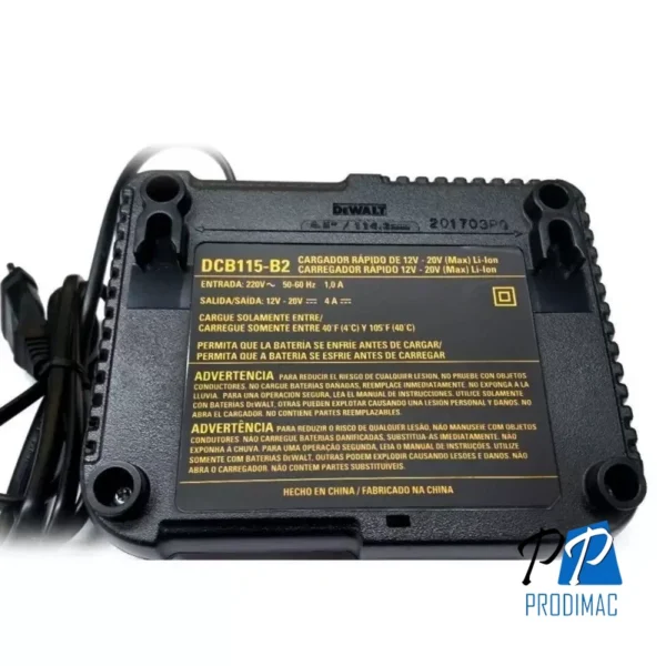 Taladro Percutor 1/2" DCD796 + Esmeril Angular 4 1/2" DCG412 20V Dewalt DCK209P2T-B2