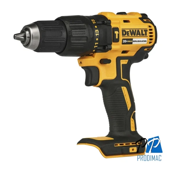 Taladro Percutor 1/2" + Atornillador de Impacto 1/4" 20V Brushless 2 Bat 2.0 Ah Dewalt DCK223D2-B2