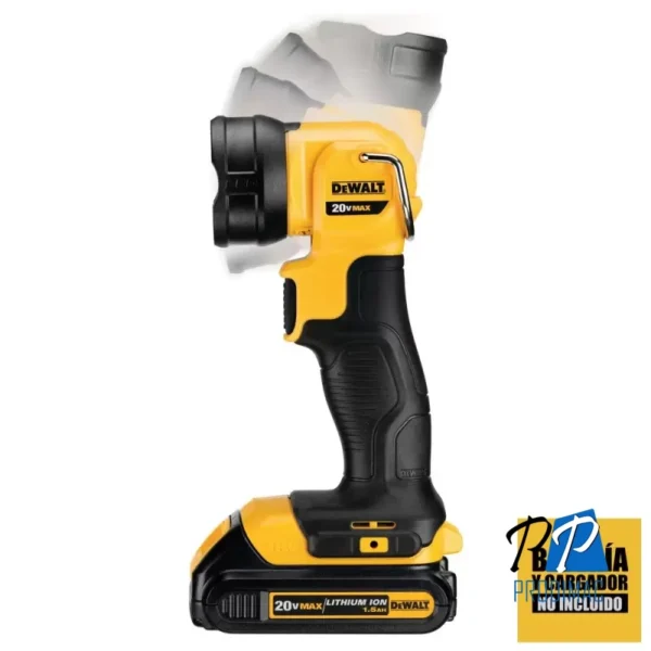 Linterna Trabajo Led 20V MAX 165 Lm (Sin Bateria/Sin cargador) Dewalt DCL040