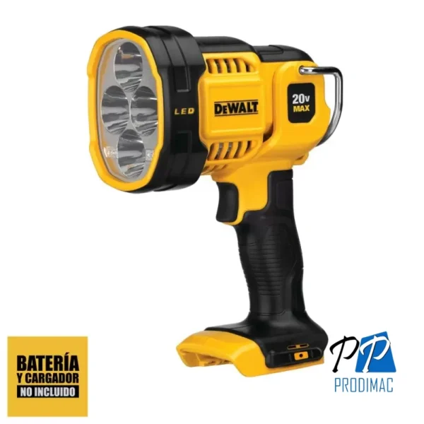 Linterna Trabajo Led 20V 1000Lm (Sin Bateria/Sin cargador) Dewalt DCL043