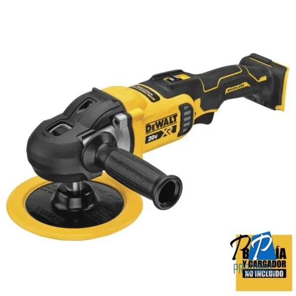 Pulidora Orbital 7" 20 V Xr 2200 Rpm Baretool (Sin Baterias/Sin cargador) Dewalt DCM849B