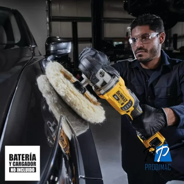 Pulidora Orbital 7" 20 V Xr 2200 Rpm Baretool (Sin Baterias/Sin cargador) Dewalt DCM849B