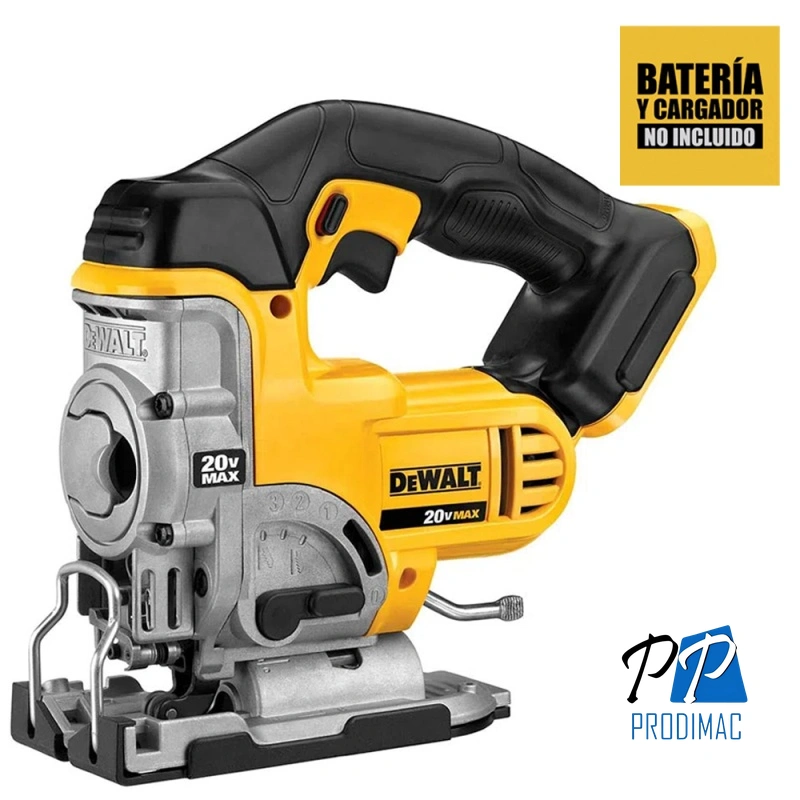 Sierra Caladora 1" 20V V.V. C.C. (Sin Baterias / Sin cargador) Dewalt DCS331B