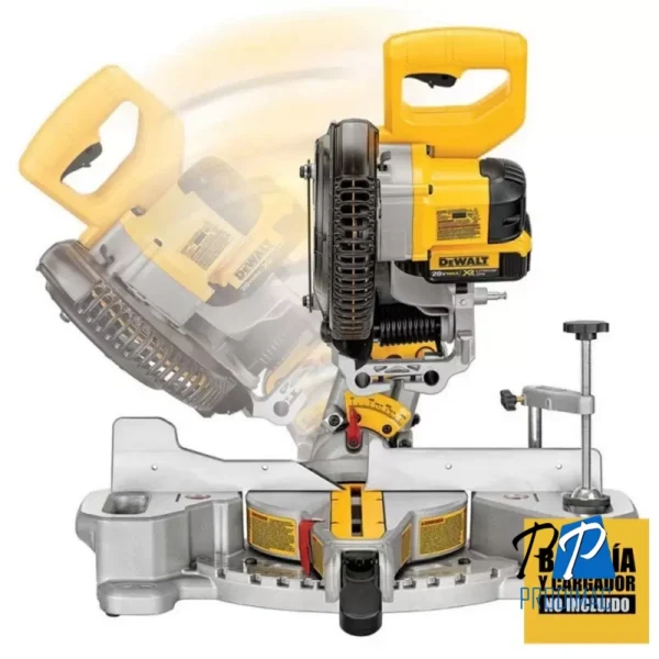 Sierra Ingleteadora Telescopica 7 1/4 20 V 4100 Rpm (Sin bateria/Sin Cargador) Dewalt DCS361B