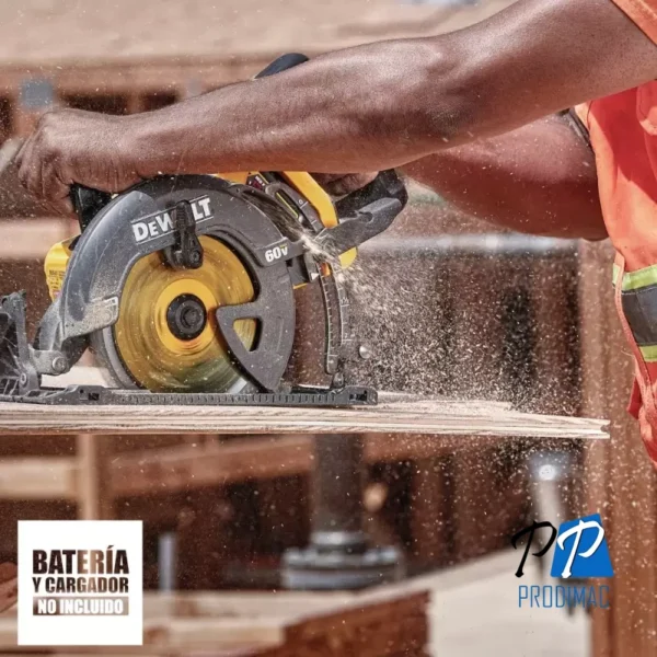 Sierra Circular 7 1/4" Flexvolt 60v (Sin Bateria / Sin cargador) Dewalt DCS577B