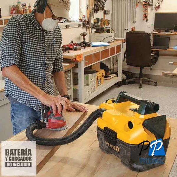 Aspiradora para Seco y Húmedo 20V 7.5 Litros Baretool Dewalt DCV580H