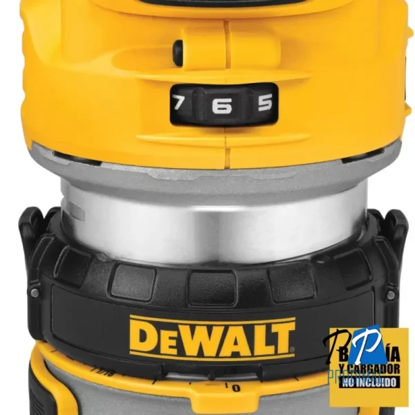 Ruteadora Fresadora 1/4" 20V Xr Baretool (Sin Baterias ni Cargador) Dewalt DCW600B