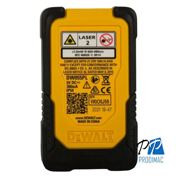 Medidor de Distancia Láser Atomic 16 Metros Dewalt DW055PL