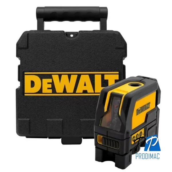 Nivel Láser Cruz y Punto de Plomada Luz Roja 50 Mts Dewalt DW0822