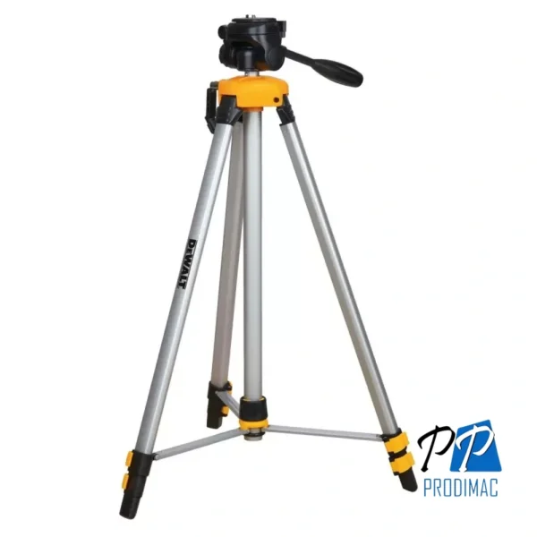 Tripode de Nivel Láser con cabezal inclinable Altura de Trabajo 170 cm Dewalt DW0881T